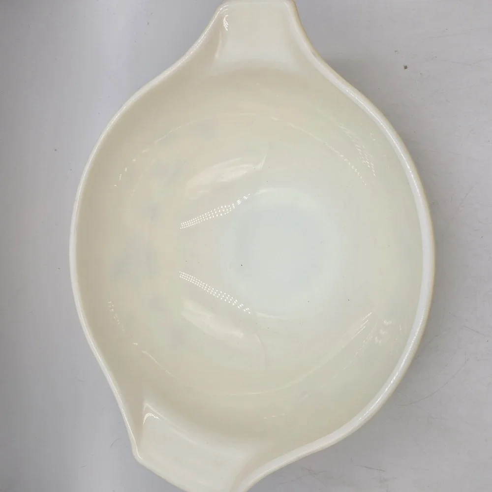 Vtg. Pyrex Shenandoah Cinderella Yellow & Green Nesting 2.5L Mixing Bowl #443